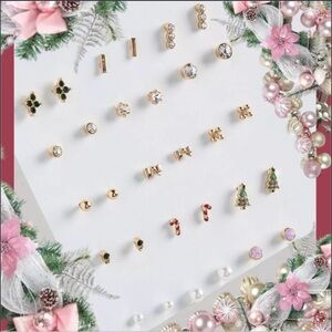 Torrid Elegant Gold and Silver Holiday Earring Set